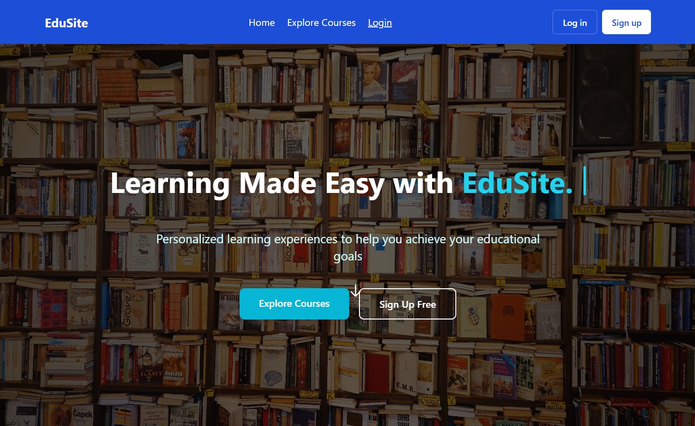 E-Learning Platform